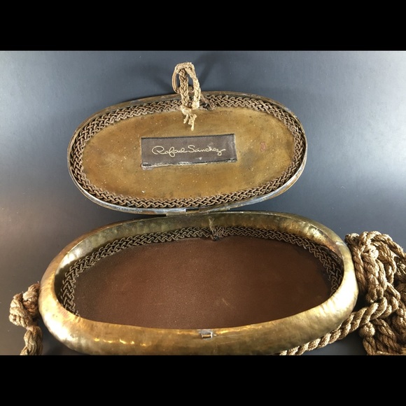 Vintage RARE Rafael Sanchez Metal Purse - Picture 4 of 7